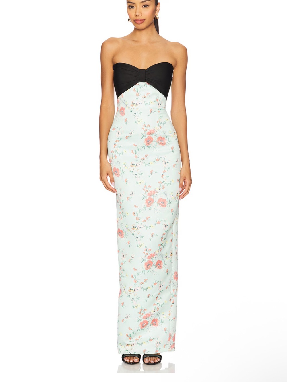 Sau Lee Mona Dress in Floral Mint Multi